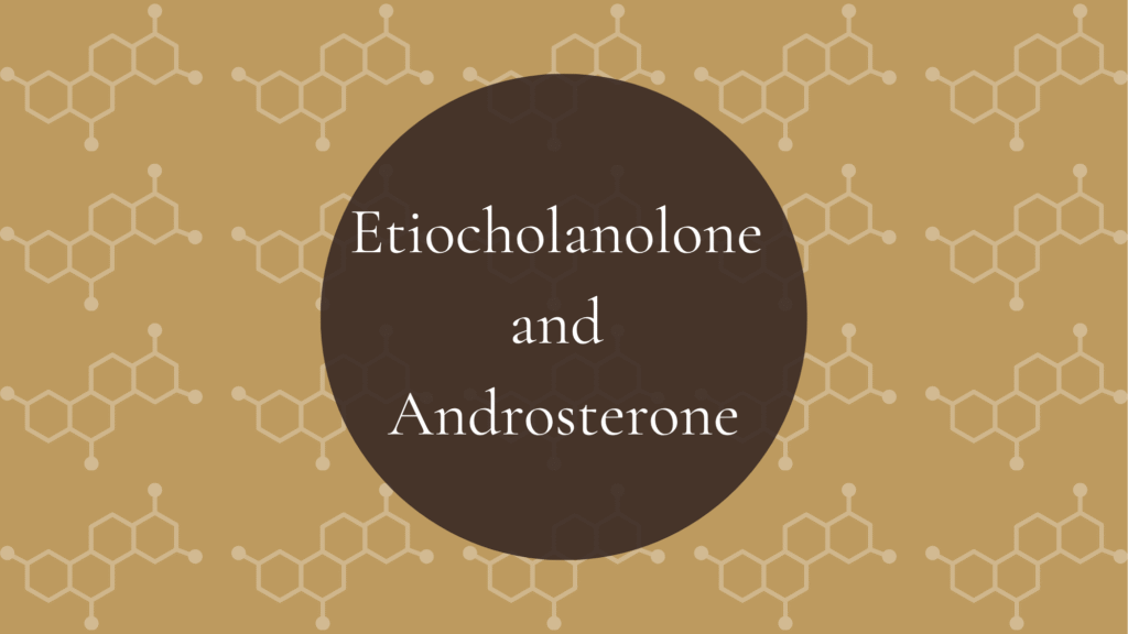 Androsterone and Etiocholanolone